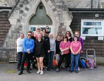 Staff litter pick on community day